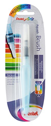 Pentel XFRH/1-MH Wasserpinsel, Kunststoff, transparent, 15,5 x 1,9 x 1,3 cm