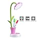 Produktbild OCOOPA Schreibtischlampe für Kinder,Dimmbare Nachttischlampe mit Touchsensor,Augenfreundlich Leselampe mit Stifthalter,USB Wiederaufladbare Tischlampme für Kinder, Mädchen,(Rosa)