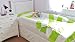 The Big Bed Tadpole Pack - 2 x 100% British "NURSERY GRADE" cot safe foam bed guard bumpers & Percale sheet