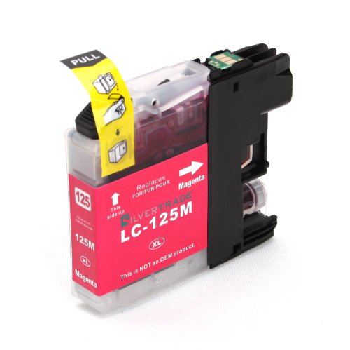 Multipack – 4 Druckerpatronen (LC-125 C/M/Y + LC-127 BK) kompatibel zu BROTHER mit CHIP für Brother MFC-J4110 DW MFC-J4410 DW MFC-J4510 DW MFC-J4610 DW MFC-J4710 DW - 4