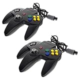 2x Smartfox Controller Gamepad Joypad Joystick fr Nintendo 64 N64 in schwarz - 