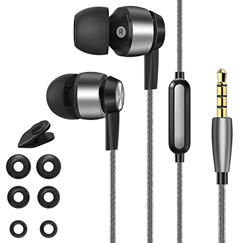 Gritin-Earphones-In-ear-Earbuds-Headphones-with-Microphone-High-Resolution-Heavy-Bass-Noise-Isolating-Pure-Sound-for-iPhone-iPad-Samsung-and-More-Android-Smartphones