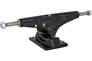 KRUX 8.0" K5 Pac-Man DLK Standard Skateboard Trucks (Pair) - Black/Multi Skateboard Trucks