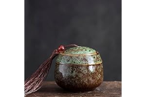 Exnemel urne cinerarie Mini, Mini urne per Ceneri per Adulti, urna Piccola per Animali Domestici Cani Ceneri di Gatto, portacenere per urne funerarie Keepsake (Verde)