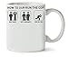 Produktbild MugWorld How to Outrun The Cop Klassische Teetasse Kaffeetasse