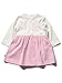 Baby Girl Disney Minnie Mouse Character Long Sleeve Bow Print Mock Cardigan Dress Pink 12/18 Mnth