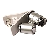 1 Stück universal 3 LED Clip Handy Mikroskop Lupe...