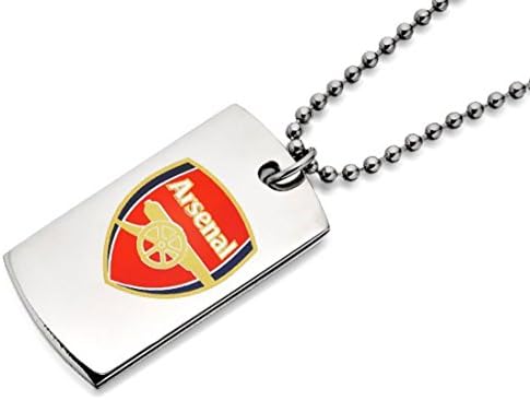 Arsenal F.C.Stainless Steel Arsenal FC Dog Tag Pendant And Ball Chain