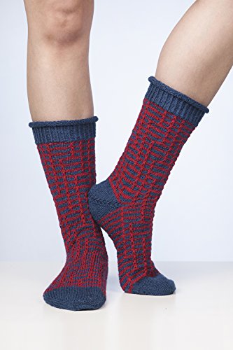 Farbenfrohe Mustersocken: In Strukturmustern gestrickt - 4