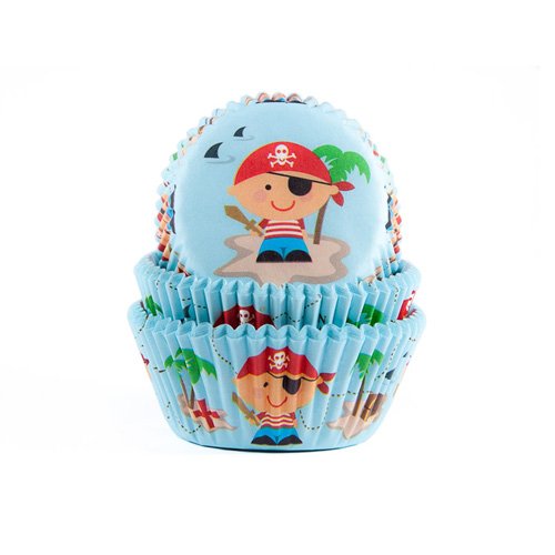 50 Muffinförmchen, Pirat