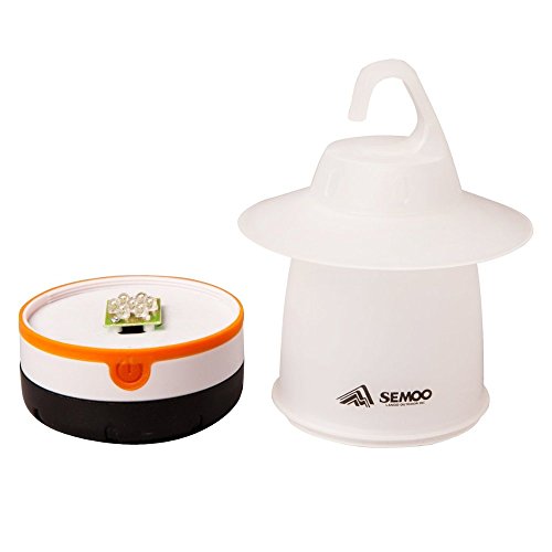 Semoo – Tragbare LED Camping Laterne / Lampe – Sehr hell, robust und leicht – Ideal für Camping, Zelten, Outdoor, Reisen - 3