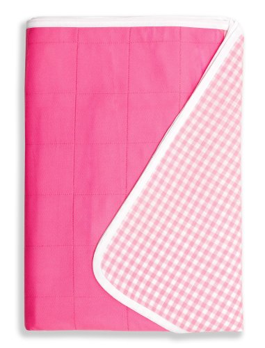 Brolly Sheets bed pad with wings Pink