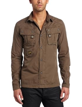 G-STAR HERREN HEMD JACKE HALO CORSAIR SHIRT TARMAC Gr L