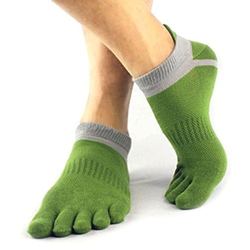 Amazmall Herren Sport & Freizeit FiveFingers Zehensocken Laufsocke Baumwolle