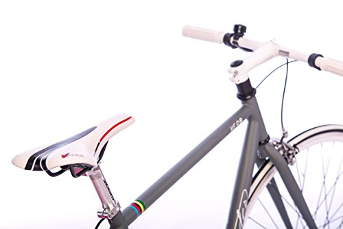 Leader FF1 28 Zoll Singlespeed/Fixie Grau Matt (2017) - 6