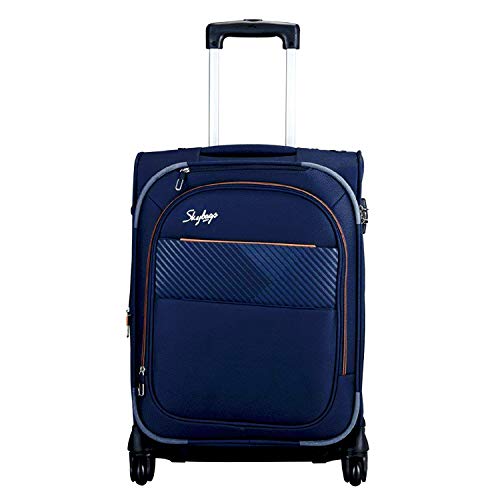 Skybags Jive 56 cm Polyester Trolley (Blue) RS.2798 (64.00% Off) - Amazon Skybags Jive 56 cm Polyester Trolley (Blue) RS.2798 (64.00% Off) - Amazon