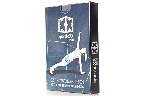 sportboXX pro Trainingskarten – Trainingsplaner mit Bodyweight Übungen ohne Geräte, Ganzkörpertraining, Bauchtrainer, Workout für zuhause - 2