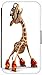Price comparison product image Flip Cover Case for, 636 Giraffe mit Rollschuhen lustig funny Cartoon Animiert Rot Braun, Samsung Galaxy S6 Edge G925