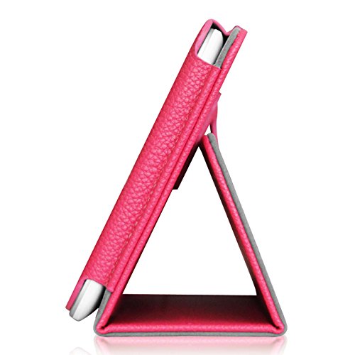 Fintie Asus ME181CX Folio Hülle Case – Slim Fit Schutzhülle Cover Tasche Etui für Asus ME181CX ProSieben Entertainment Pad 20,3 cm(8 Zoll) Tablet-PC (Asus MeMO Pad 8 ME181C), Magenta - 5
