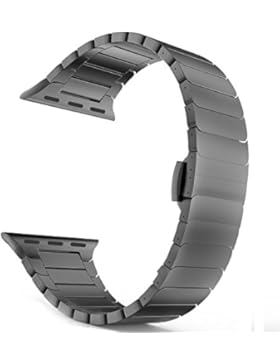 Apple Watch Band, SANDAY® Edelstahl Stahl w/Metall Schließe Uhrenarmband Apple Einzigartige Polieren Prozess Business...