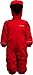 REGATTA SPLOSH II WATERPROOF PADDED FLEECE LINED ALL IN ONE SNOW SUIT BOYS GIRLS CHILDS CHILDRENS RKP122 (18-24 Months, Pepper Red)