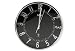 Produktbild Funk-Wanduhr Metall 30cm
