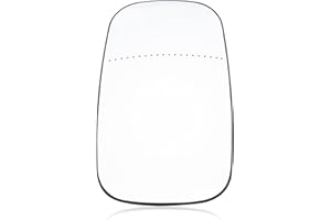 Anlseiod Verre Retroviseur pour Clio 3 2005-2009 Megane 2 Scenic 2 pour Avant Gauche Coté Conducteur OU Coté Droit Coté Passager Glace Rétroviseur Chauffant 7701054752 (Gauche Droite)