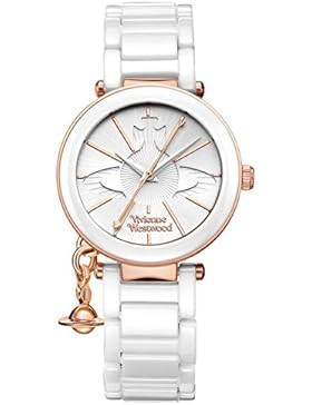 Vivienne Westwood Damen-Armbanduhr Kensington Analog Quarz VV067RSWH