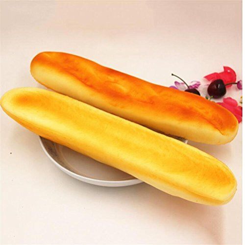 Welecom Squishy Toys,Slow Rising Squishies,Stress Relief Super Soft Buns Bread Scent French Baguettes Loaf Bread 29CM Welecom Squishy Toys,Slow Rising Squishies,Stress Relief Super Soft Buns Bread Scent French Baguettes Loaf Bread 29CM
