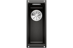 BLANCO 525981 SUBLINE 160-U Kitchen Sink, Black, 160mm