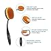 Kanddit 4Pcs/Set Professional Oval Toothbrush Shape Eyebrow Makeup Foundation Brush Powder Brush Kits