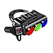 Produktbild CHEZAI Moderne Zigarettenanzünder eins für DREI Auto-Ladegerät Auto Multi-Funktions-USB-Adapter Stecker für Zwei Auto-Ladegerät