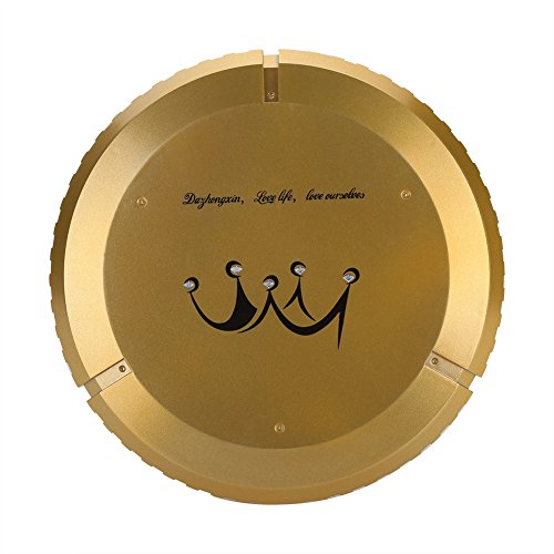 Robot Pulitore Automatico, Robot per Pulizia Automatica Basso Rumore Aspirapolvere Smart Sweeping Machine Pulitore Polvere Accessori per Pulizia Casa Usato per Pavimento in Legno Moquette Scale (D'oro)