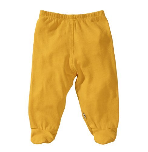 Babysoy O Soy Footie Pants, 0-3M (Sunshine)