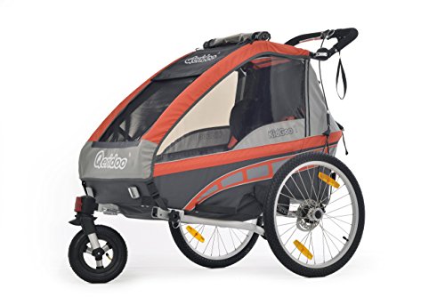 Preisvergleich Produktbild Kinderanhänger Qeridoo KidGoo-1 inkl. Scheibenbremse red