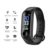 TEEPAO M3 es una pulsera inteligente multifunción para los fans de la tecnología inteligente. Es perfectamente compatible con estas funciones: monitor de actividad física, monitor de ritmo cardíaco, podómetro, contador de calorías, monitor de sueño, respuesta de llamada y rechazo, recordatorio de mensajes y pantalla, recordatorio sedentario, despertador, cuenta atrás, cronómetro, etc.