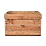 Sie können auch einfach mehrere Weinkisten dekorativ anordnen.