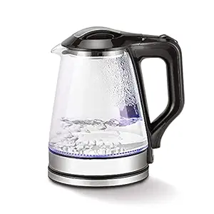 LONGMIRE 1500 Watt Transparent Electric Kettle Multipurpose Extra Large Cattle (1.8 Liter)