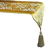 【Waschbare Tischläufer】Dieser Tischläufer ist einfach zu waschen, es handelt sich um einen wunderschönen Tischläufer aus qualitativ hochwertigem Stoff.