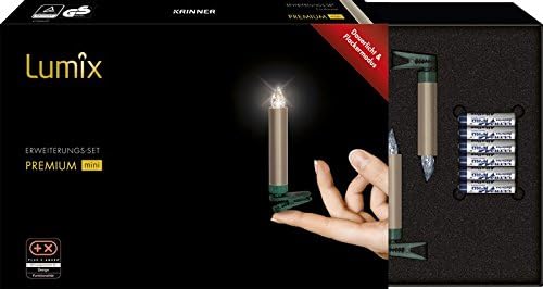 Krinner Funk-Weihnachtsbaum-Beleuchtung Innen batteriebetrieben 9 V LED Warm- white Cashmere Premium