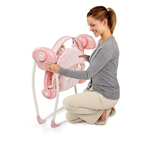 Ingenuity 60675 Soothe and Delight Portable Swing – Felicity Floral - 8