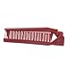 Small Travel Folding Plastic Dual Wine Red Hair Brush Comb