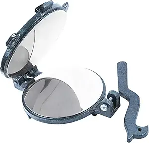 SANSKARI BABA Excellence Heavy Quality Iron Heavy Poori Maker Poori Press Kitchen Press roti Maker, chapatti Maker (Green, 15 CM)