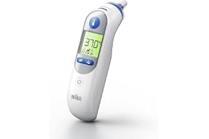Braun IRT 6525 Healthcare ThermoScan 7 Ear thermometer with Age Precision (accurate, convenient, temperature screening, fever, fast, easy to use) and Night Mode