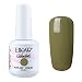 Elite99 UV LED Gel Nail Polish Nail Art Soak Off Varnish Manicure 15ml 005 Dark Khaki