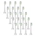 Produktbild 20er Pack Jiaggo Ersatzbürsten für Philips Sonicare DiamondClean Aufsteckbürsten Standard, Passend für Philips DiamondClean Smart, DiamondClean, EasyClean, FlexCare Platinum, HealthyWhite, HealthyWhite+, CleanCare+, Serie 2 zum Plaque-Schutz, FlexCare und mehr
