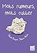 Mots rumeurs, mots cutter by 