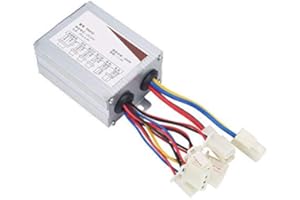 MAGT Controlador De Motor De Bicicleta Eléctrica, 24V 500W Controlador De Velocidad De Motor De Cepillo Para Bicicleta Eléctrica Scooter Eléctrico