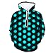 Produktbild LIMITA 3D Funny Jacke für Herren Langarm Hoodie Mäntel Bluse Tops 3D Stereo Digital Geometric Printing Pullover