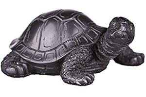 danila-souvenirs Estatua/Figurilla Decorativa de Piedra de Tortuga Negro 8 cm